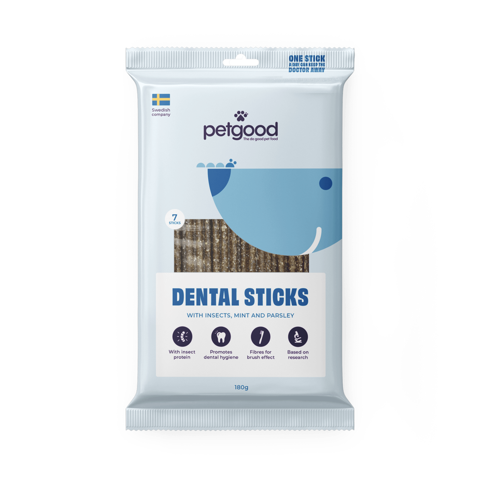 Petgood Insektsbaserade Dental Sticks 180 g