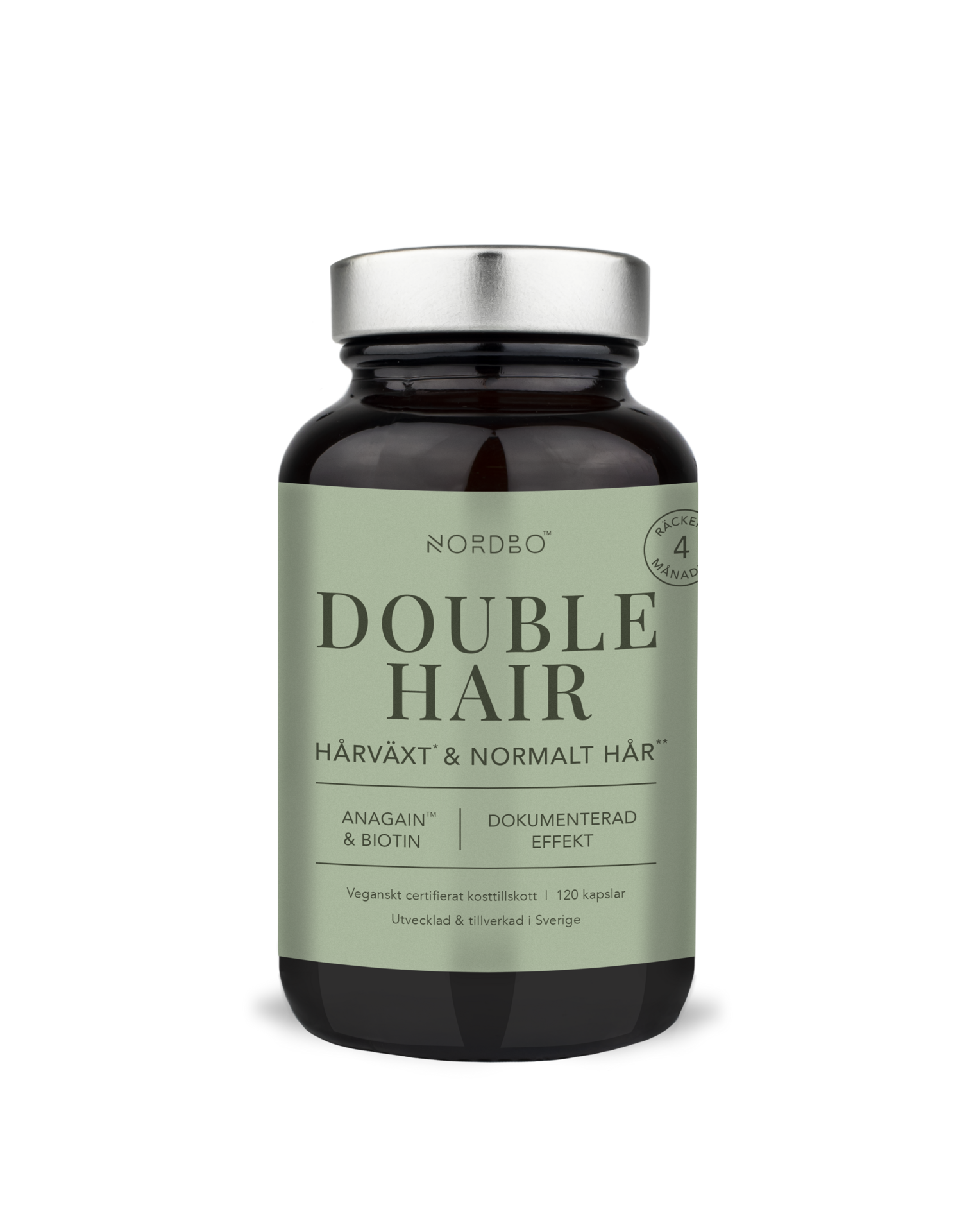 Nordbo Double Hair 120 kapslar