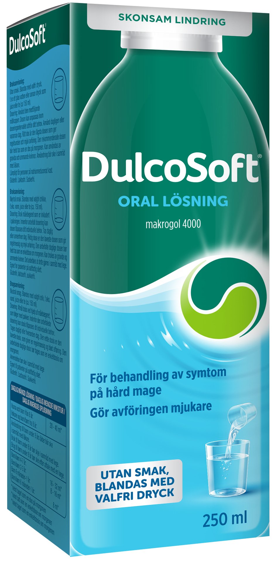 DulcoSoft Makrogol 4000, flaska 250 ml