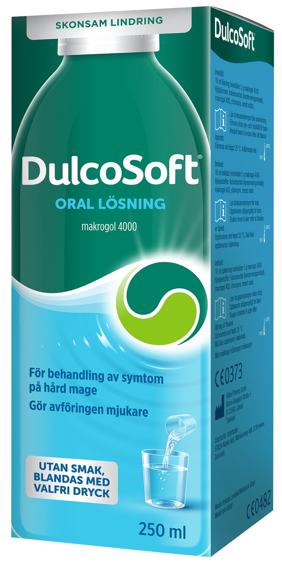 DulcoSoft Makrogol 4000, flaska 250 ml