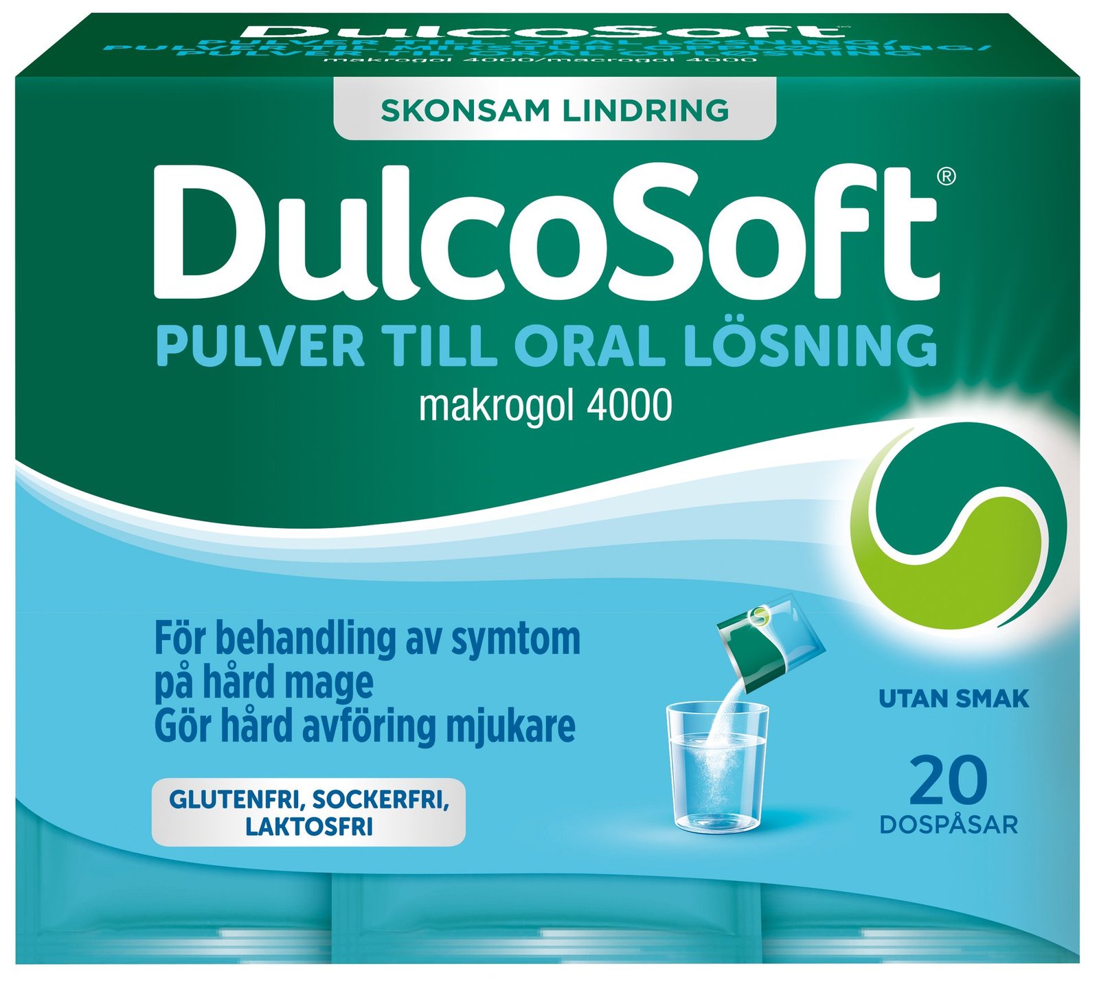 DulcoSoft pulver i dospåsar 20 st