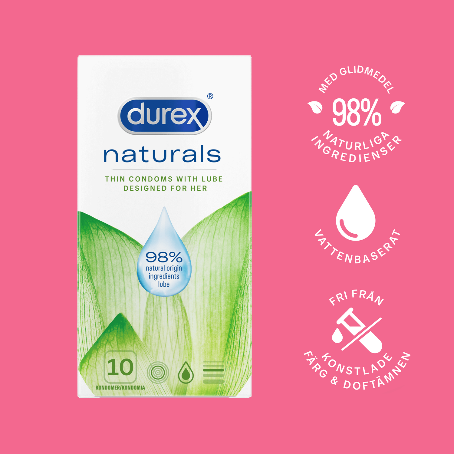 Durex Naturals 10 st