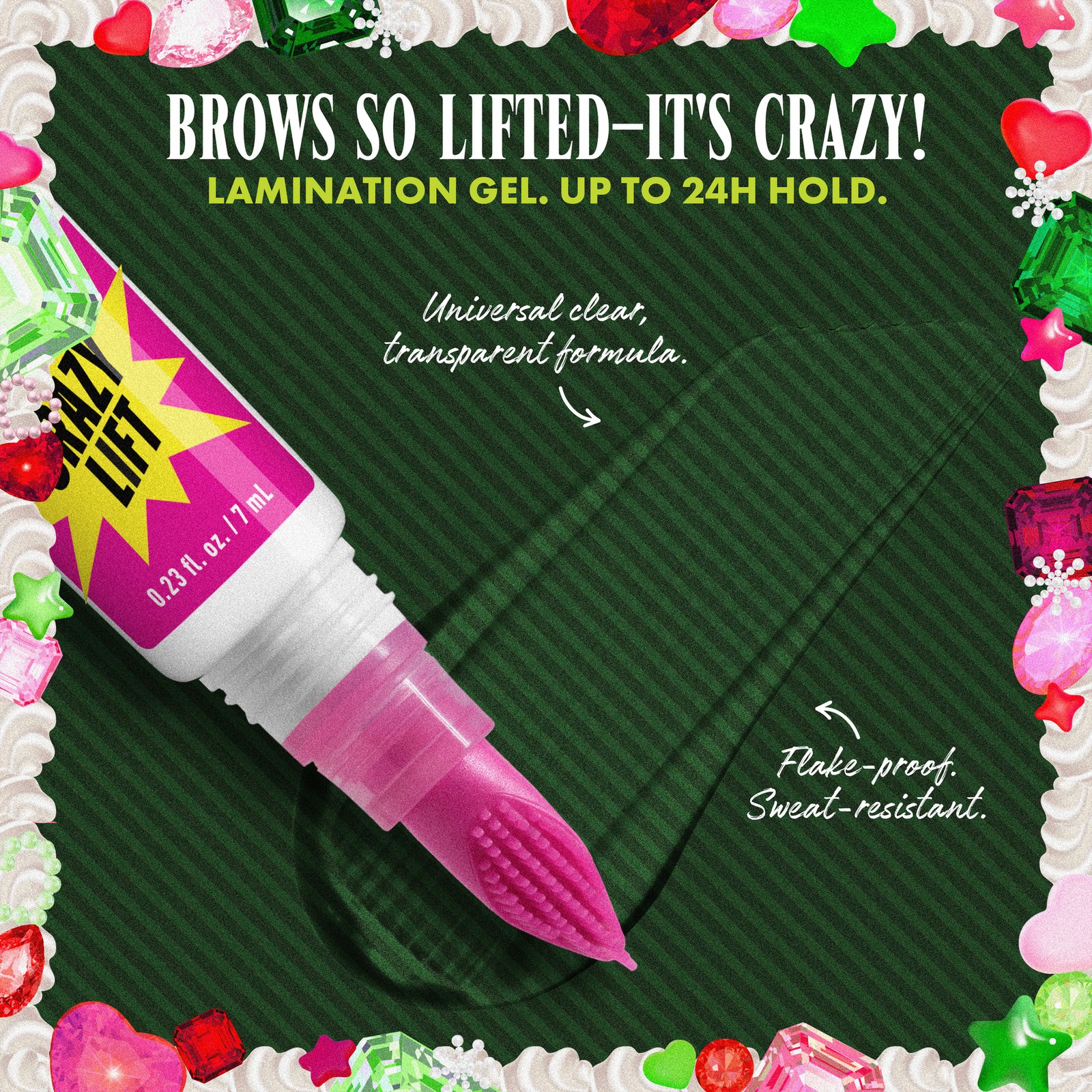 NYX Professional Makeup Brow Tint Pen Ash Brown och The Brow Glue Crazy Lift