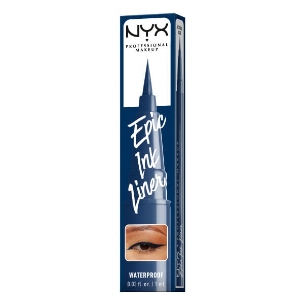 NYX Professional Makeup Epic Ink Liner Vattenfast Eyelinerpenna 10 Midnight Rise 1 ml