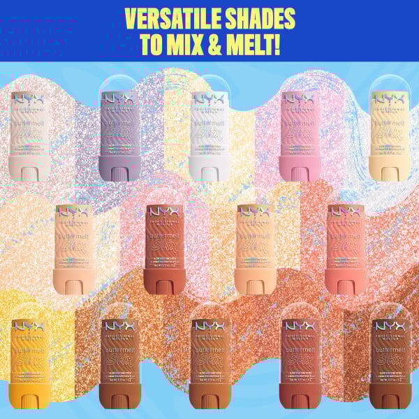 NYX Professional Makeup Buttermelt Glaze Highlighter Stix 01 Big Melt Energy 8 ml