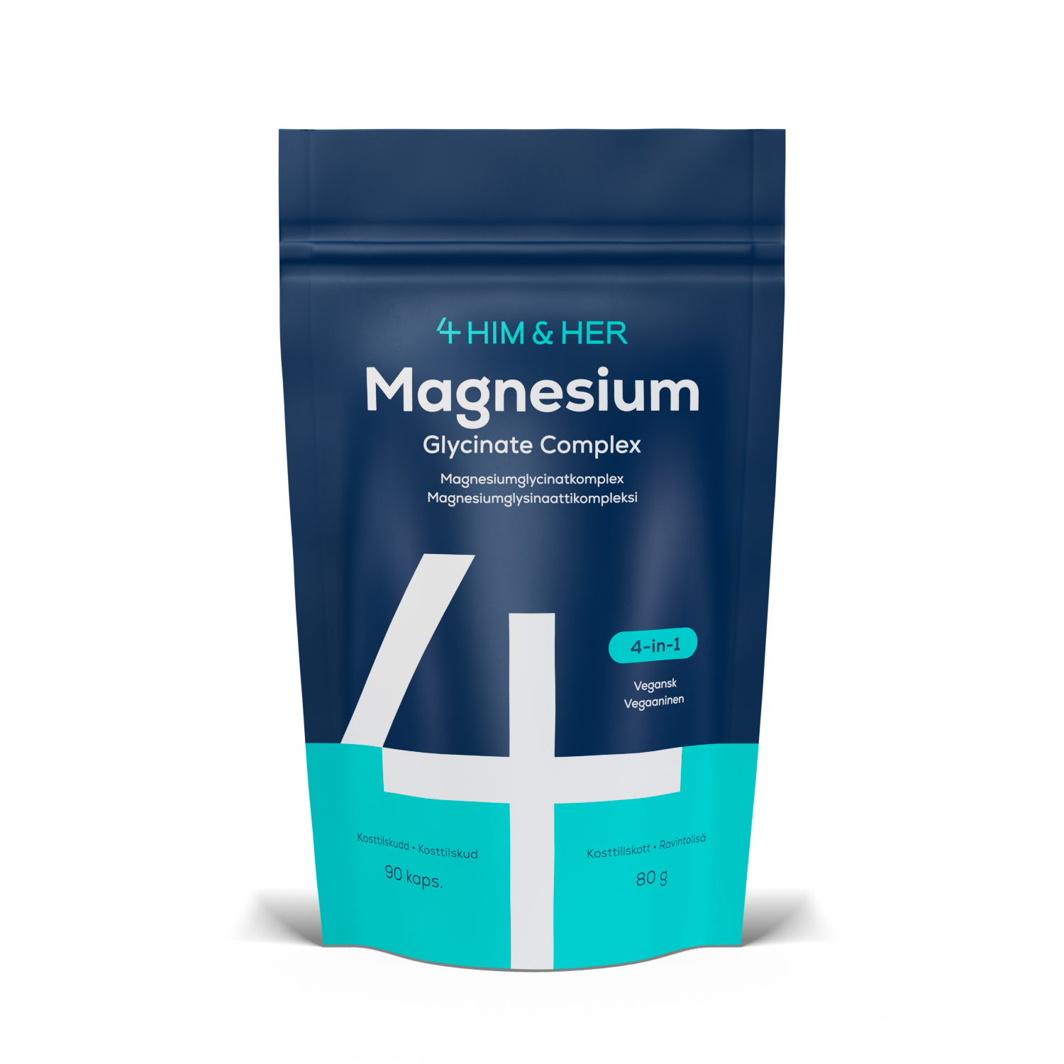 4Him & Her Magnesium Trippelkomplex 4-in-1 90 st