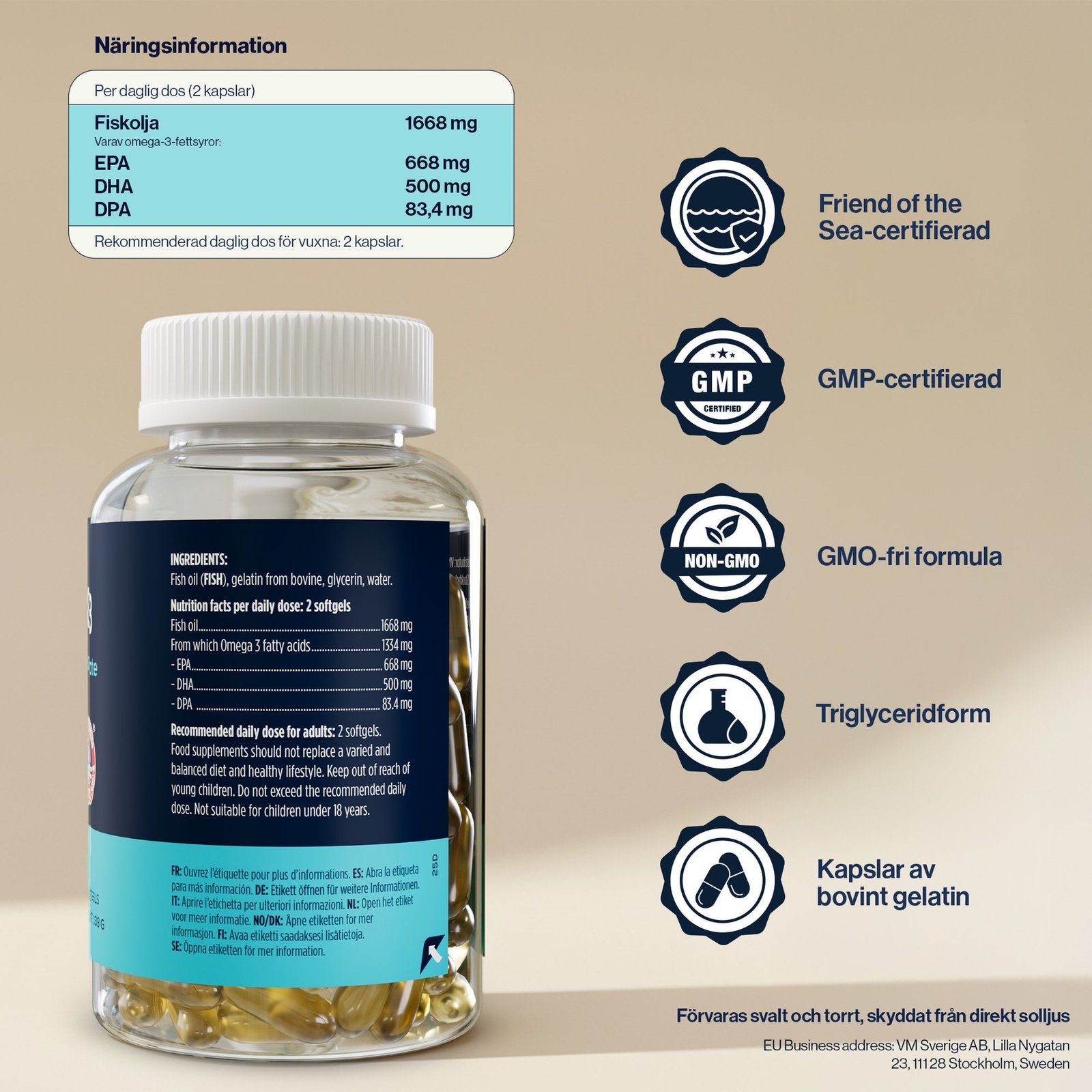 4Him & Her Omega-3 80% 120 st