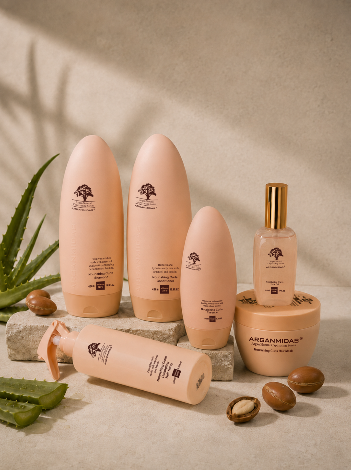 Arganmidas Nourishing Curls Detangling Hair Spray 250 ml