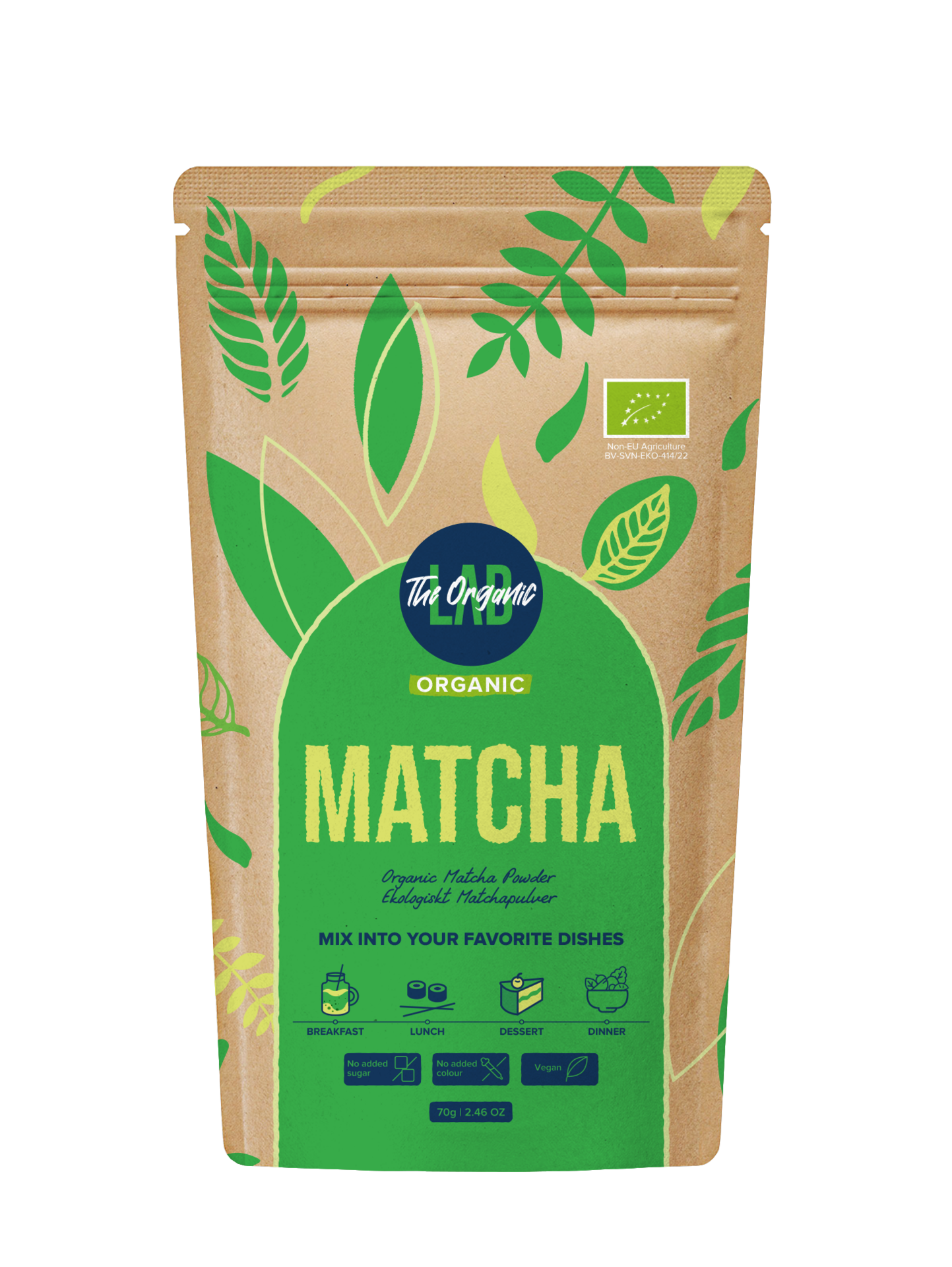 The Organic Labs Organic Matcha pulver 70g
