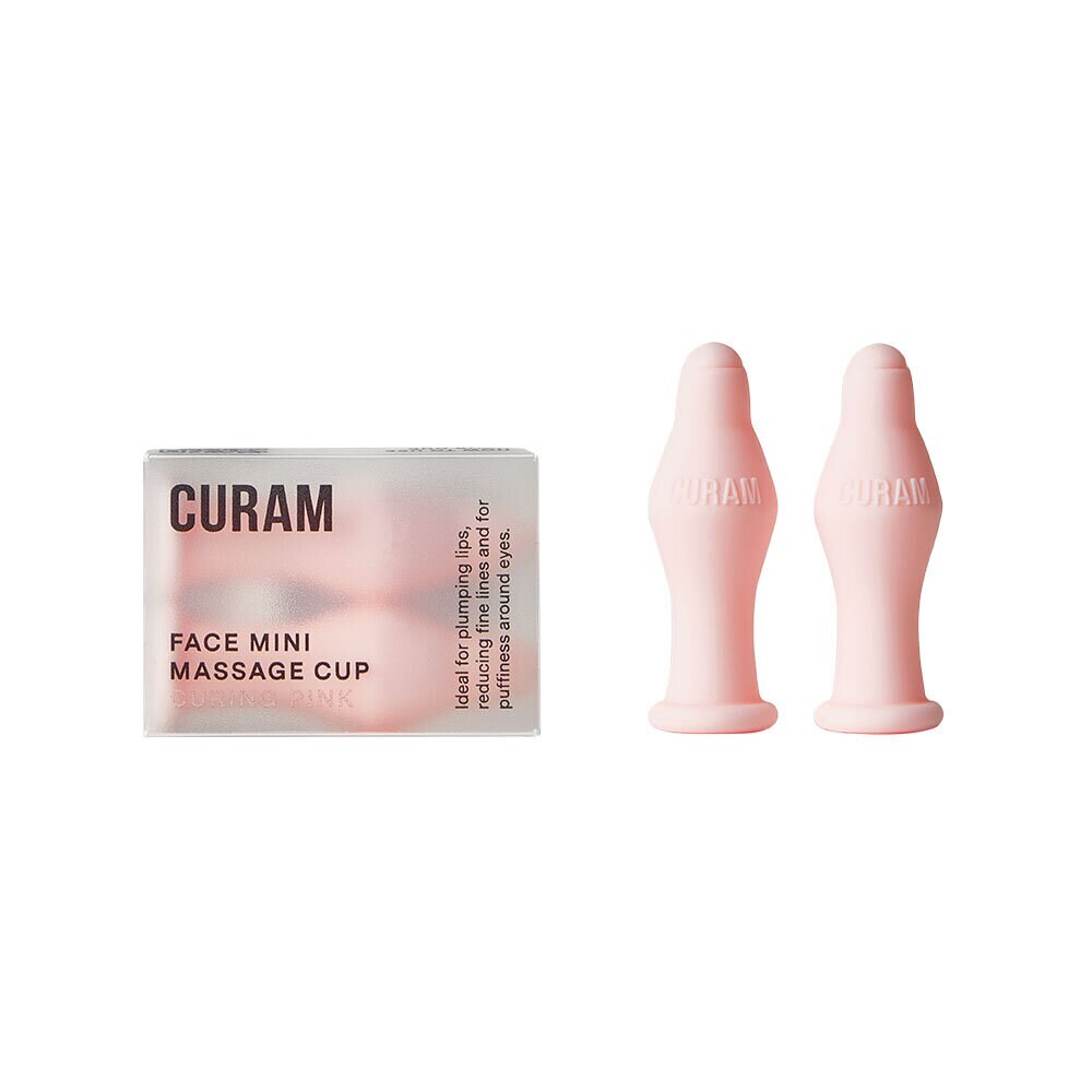 CURAM Face Mini Massage Cup Curing Pink