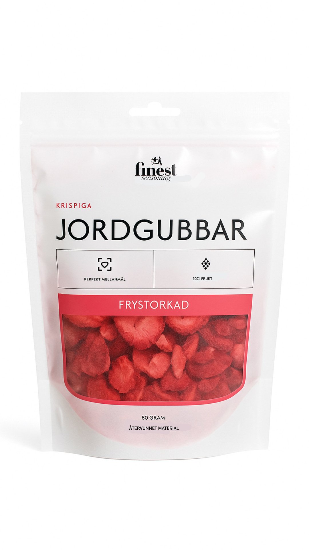 Finest Seasoning Frystorkade Jordgubbar 80 g