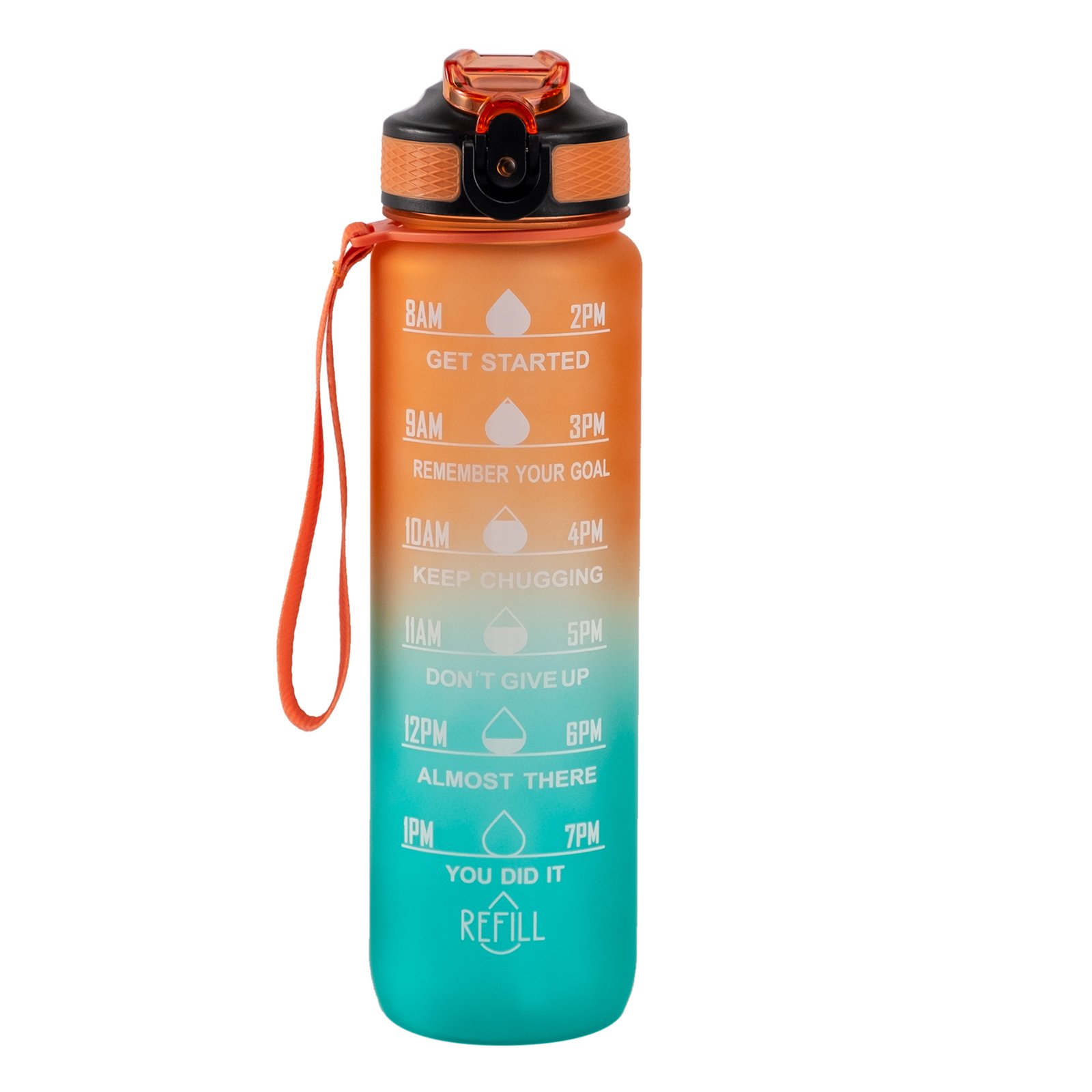 Sthlm Hydra Bottle Orange & Turkos 1 liter