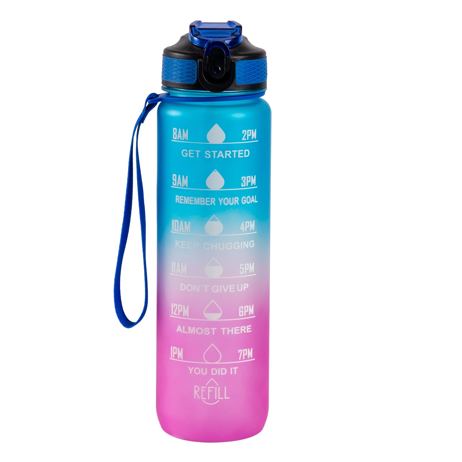 Sthlm Hydra Bottle Blue & Pink 1 liter