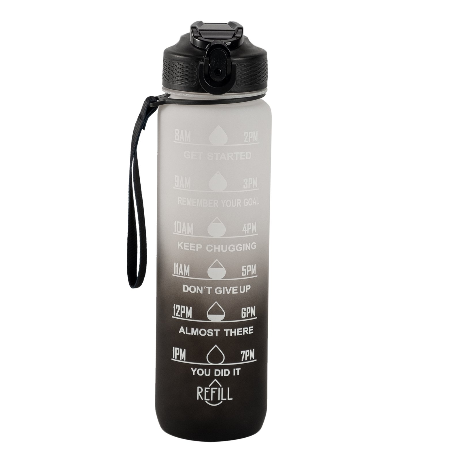 Sthlm Hydra Bottle Black & White 1 liter