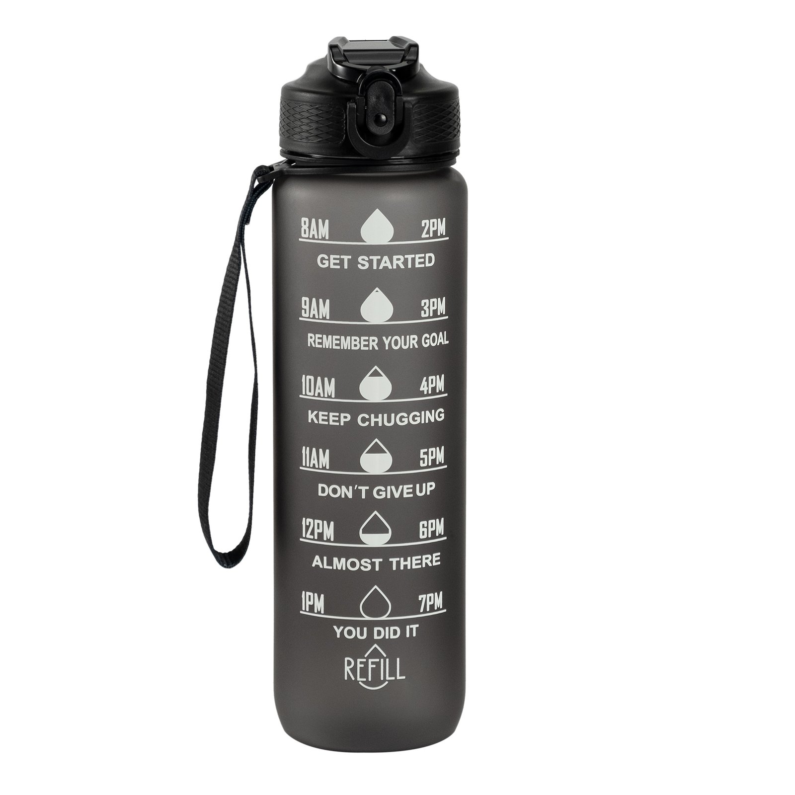 Sthlm Hydra Bottle Black 1 liter