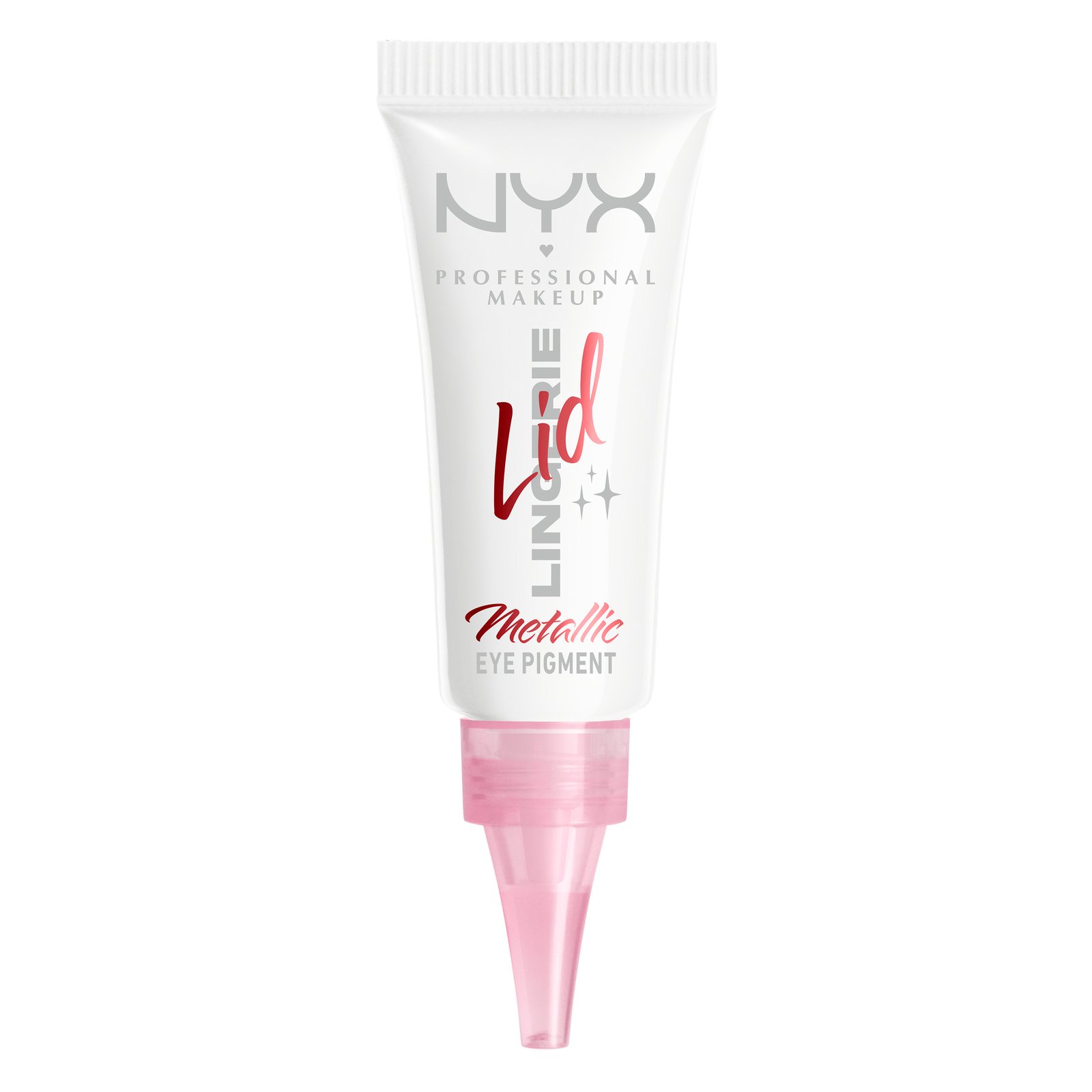 NYX Professional Makeup Lid Lingerie flytande ögonskugga 01 Satin Silver 6 ml