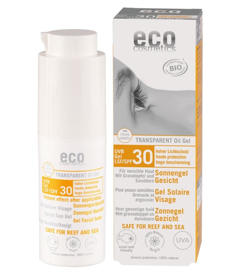 Eco Cosmetics Transparent Oil Gel SPF30 30 ml