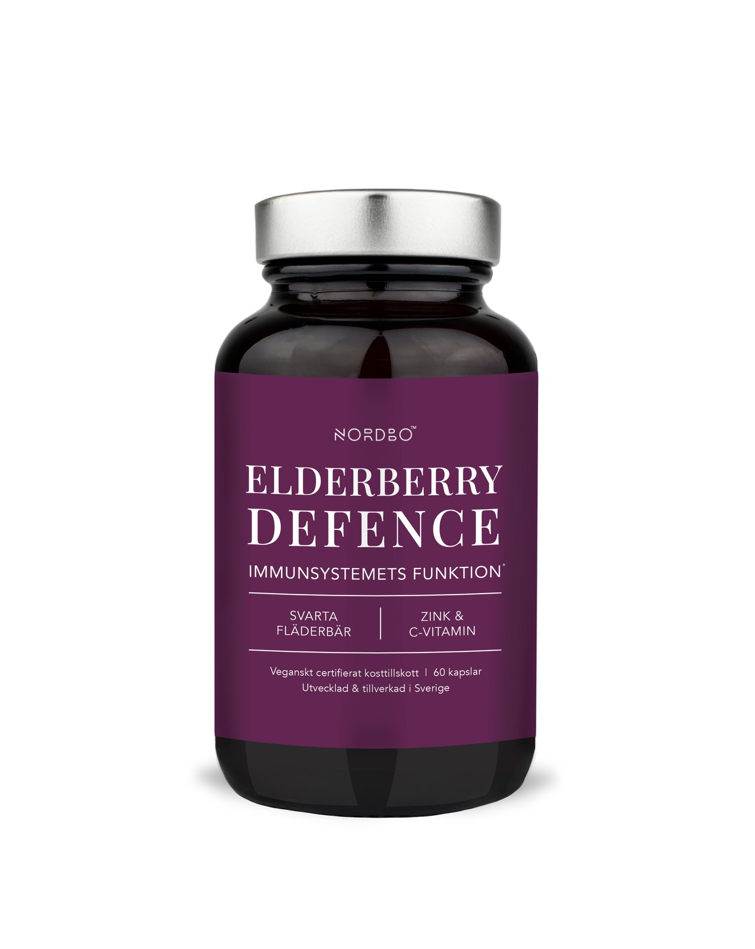Nordbo Elderberry Defence 60 kapslar
