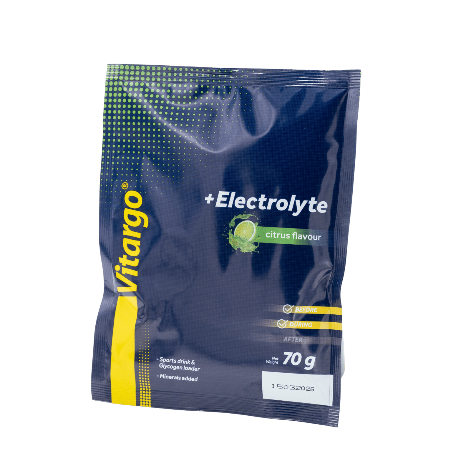 Vitargo +Electrolyte Citrussmak Portionspåse 70g