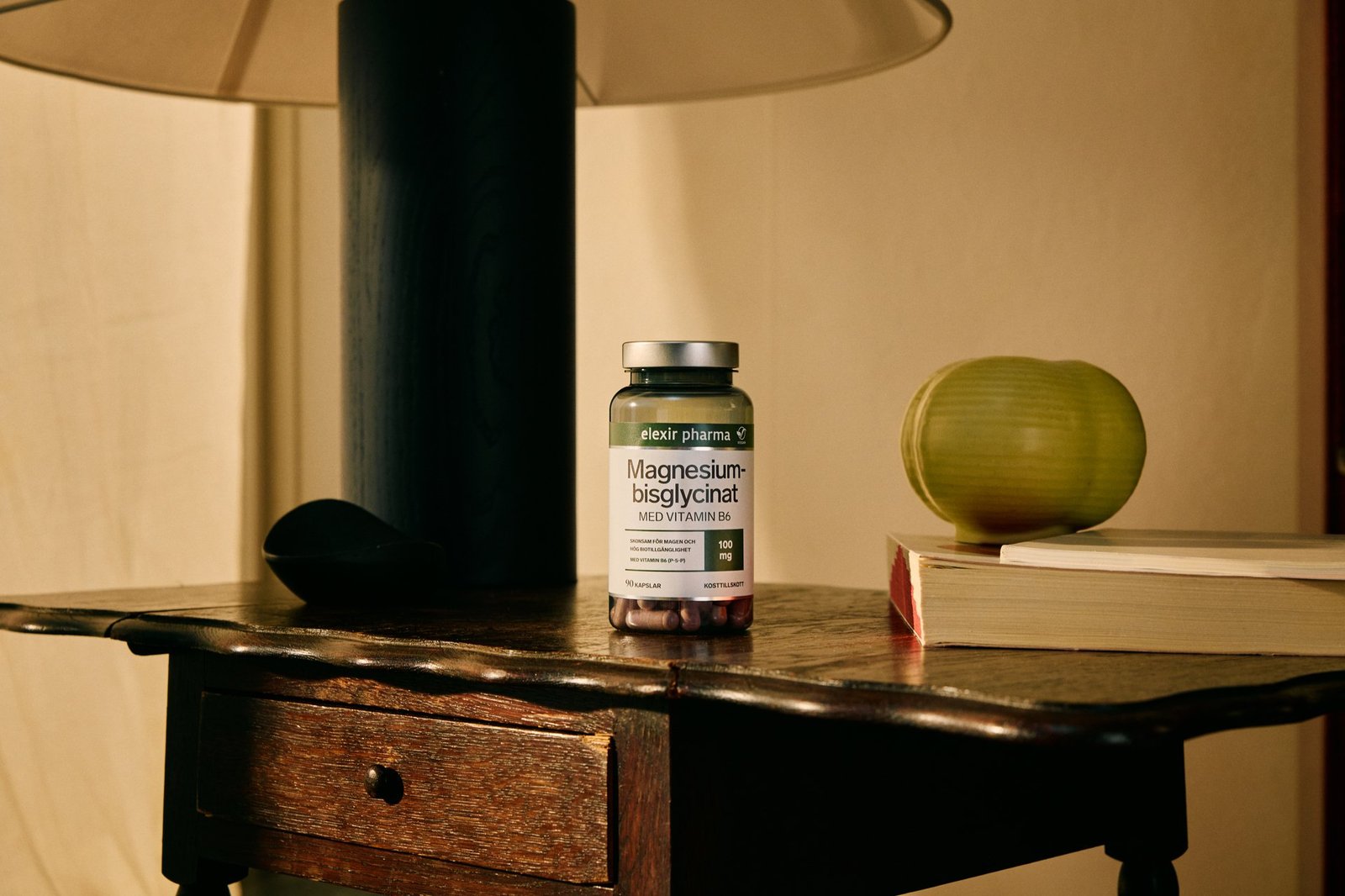 Elexir Pharma Magnesiumbisglycinat 90 kapslar