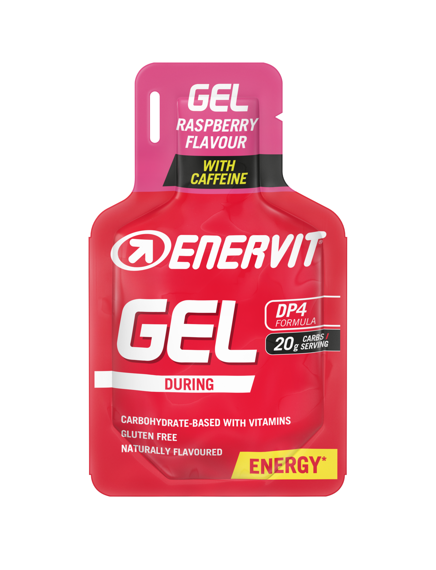 Enervit Sport Gel Koffein Hallon 25 ml