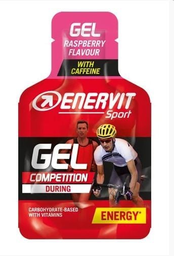 Enervit Sport Liquid Gel Koffein Hallon 25 ml