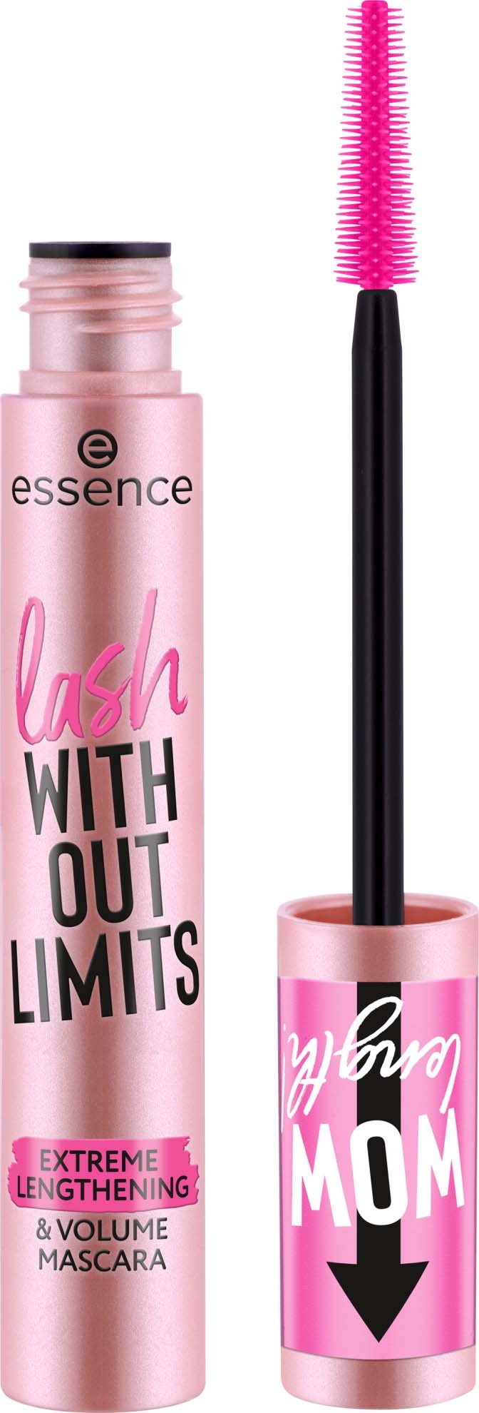 essence lash Without Limits Extreme Lengthening & Volume Mascara 01 Ultra Black 13ml