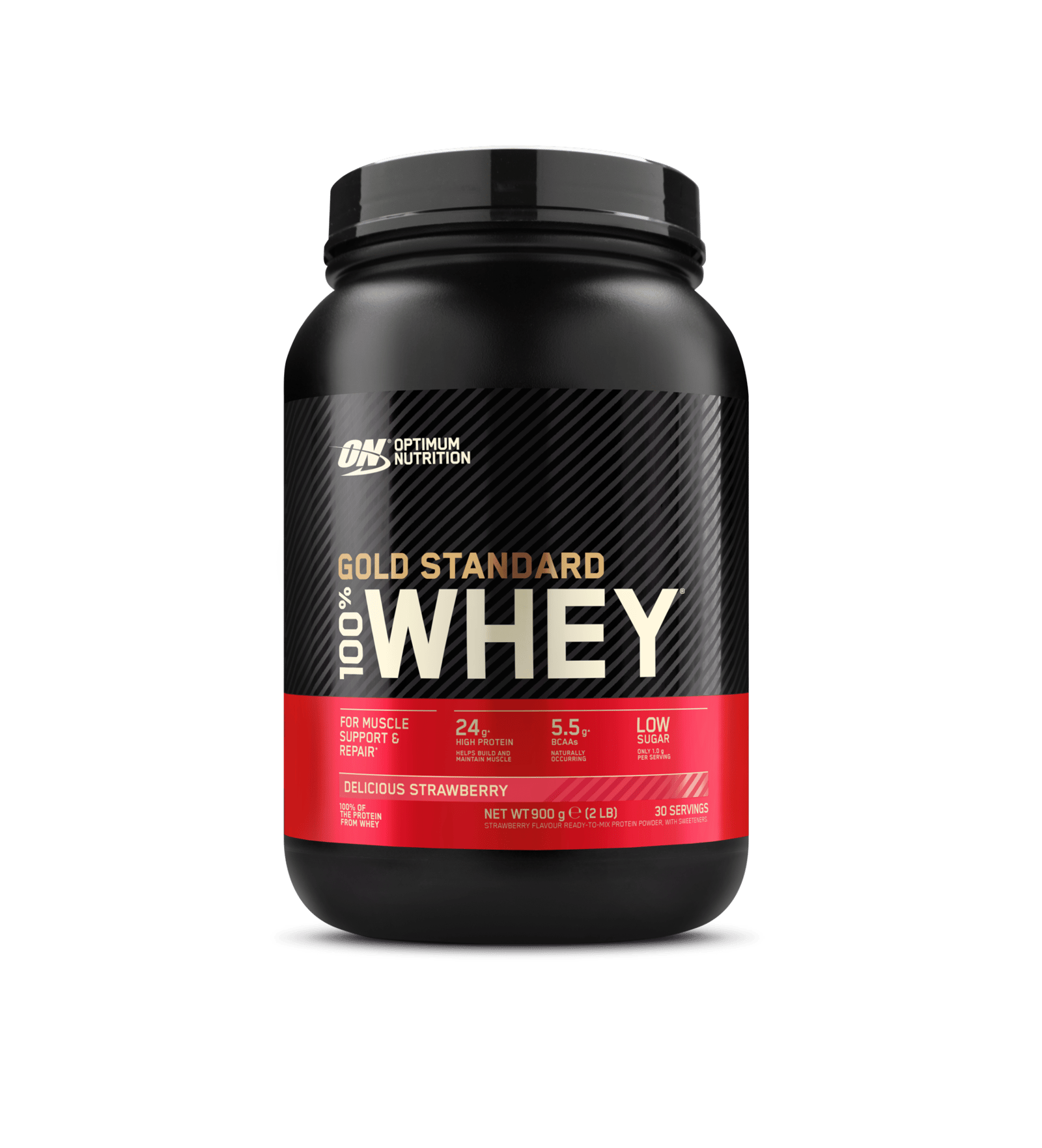 Optimum Nutrition 100% Whey Goldstandard Delicious Strawberry 2 lbs