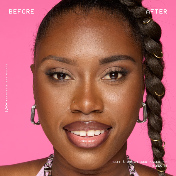 NYX Professional Makeup Fluff N Snatch Brow Powder Pen 08 Black 1 g