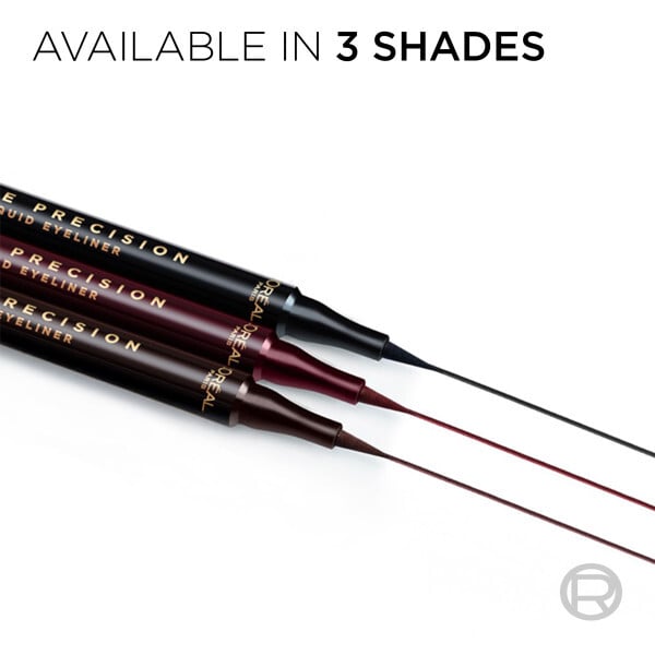 L'Oréal Paris Haute Precision Liquid Eyeliner 010 Noir Silk 1 ml