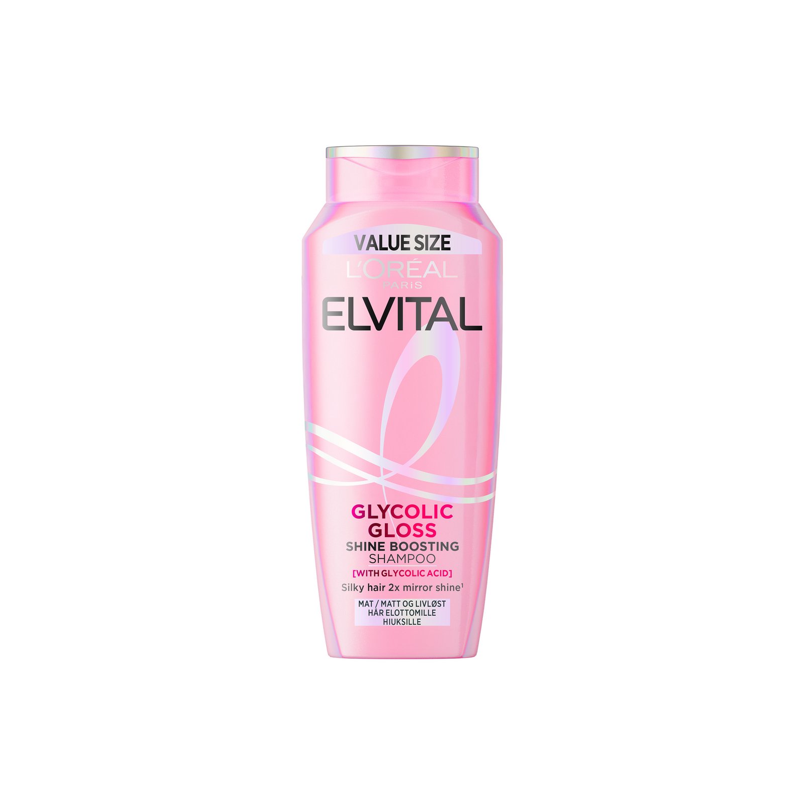 L'Oréal Paris Elvital Glycolic Gloss Schampo för glanslöst hår 400 ml