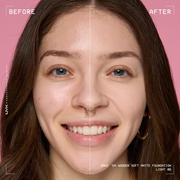 NYX Professional Makeup Make Em Wonder Foundation 06 Light 30 ml