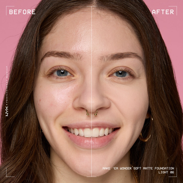 NYX Professional Makeup Make Em Wonder Foundation 06 Light 30 ml