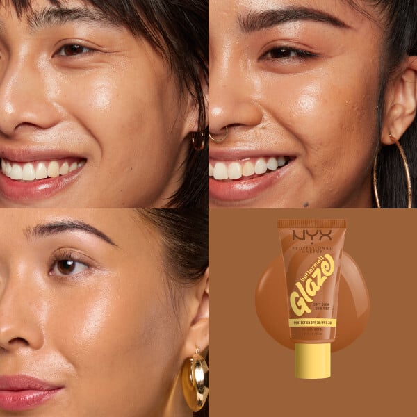NYX Professional Makeup Buttermelt Glaze Soft Glow Skin Tint SPF30 Foundation 05 Chai Butta 30 ml