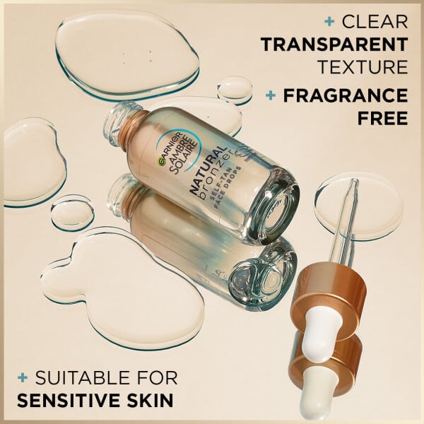 Garnier Ambre Solaire Natural Bronzer Self-Tan Face Drops 30 ml