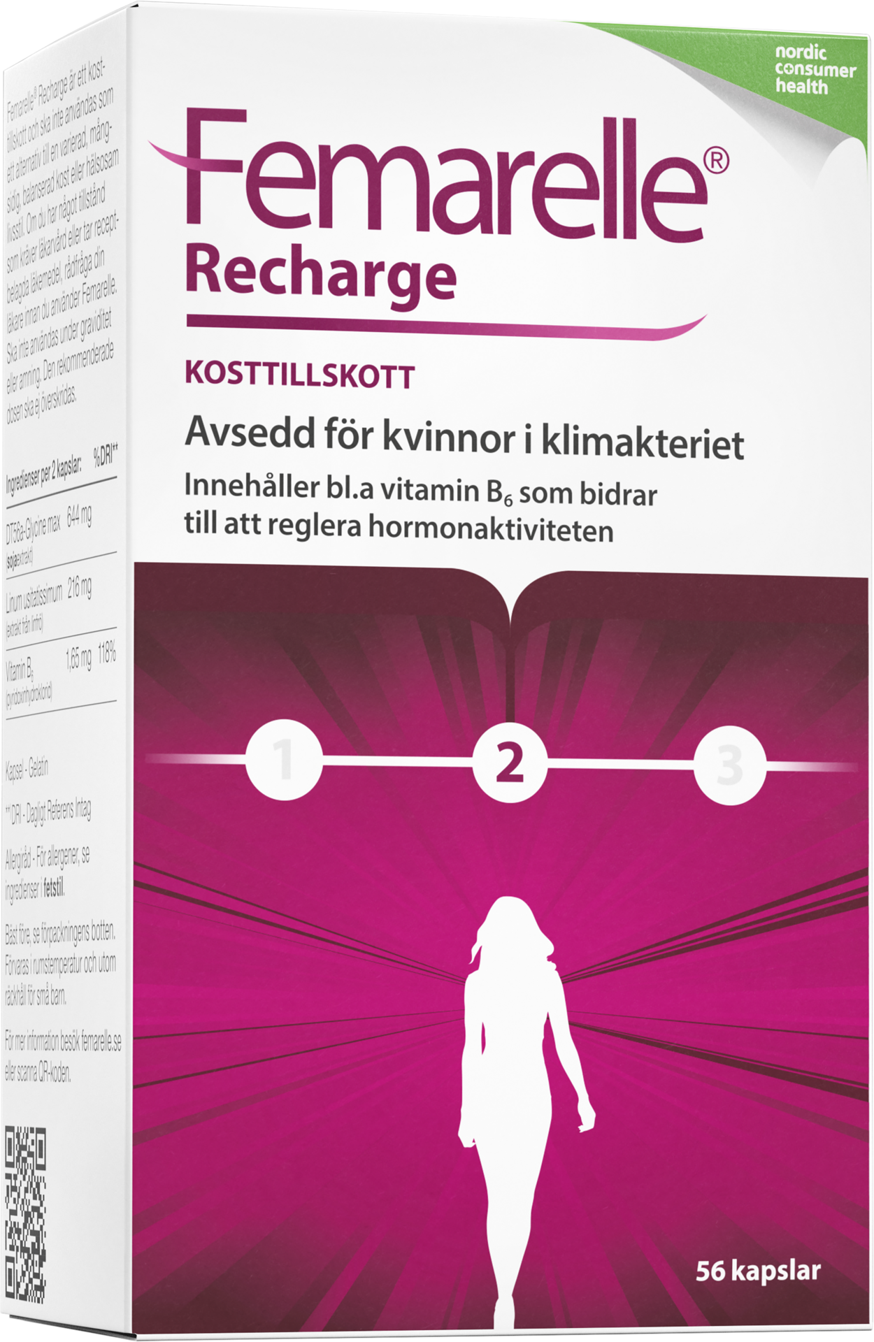 Femarelle Recharge 56 kapslar