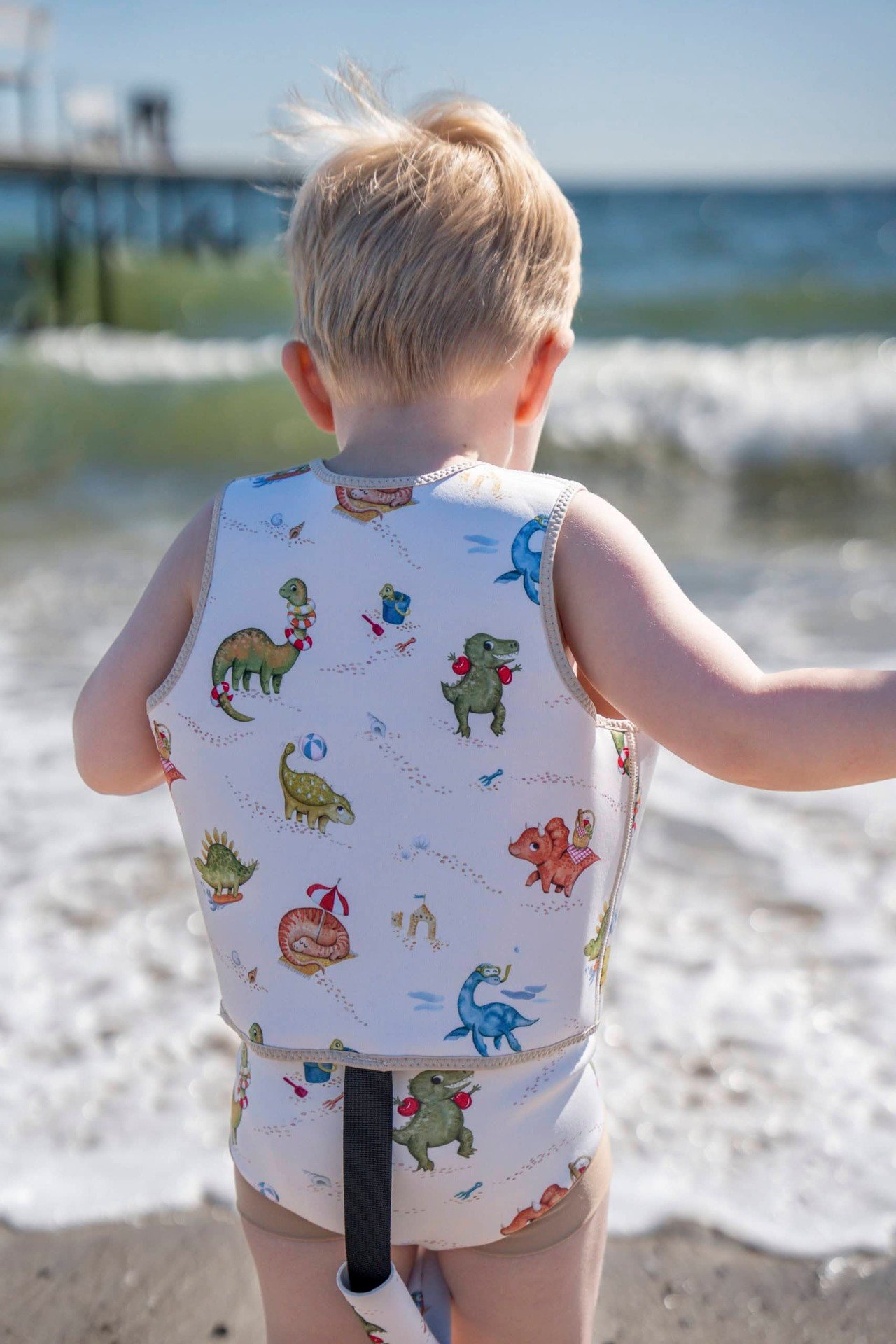 Filibabba Simväst 1–2 år Dino Beach