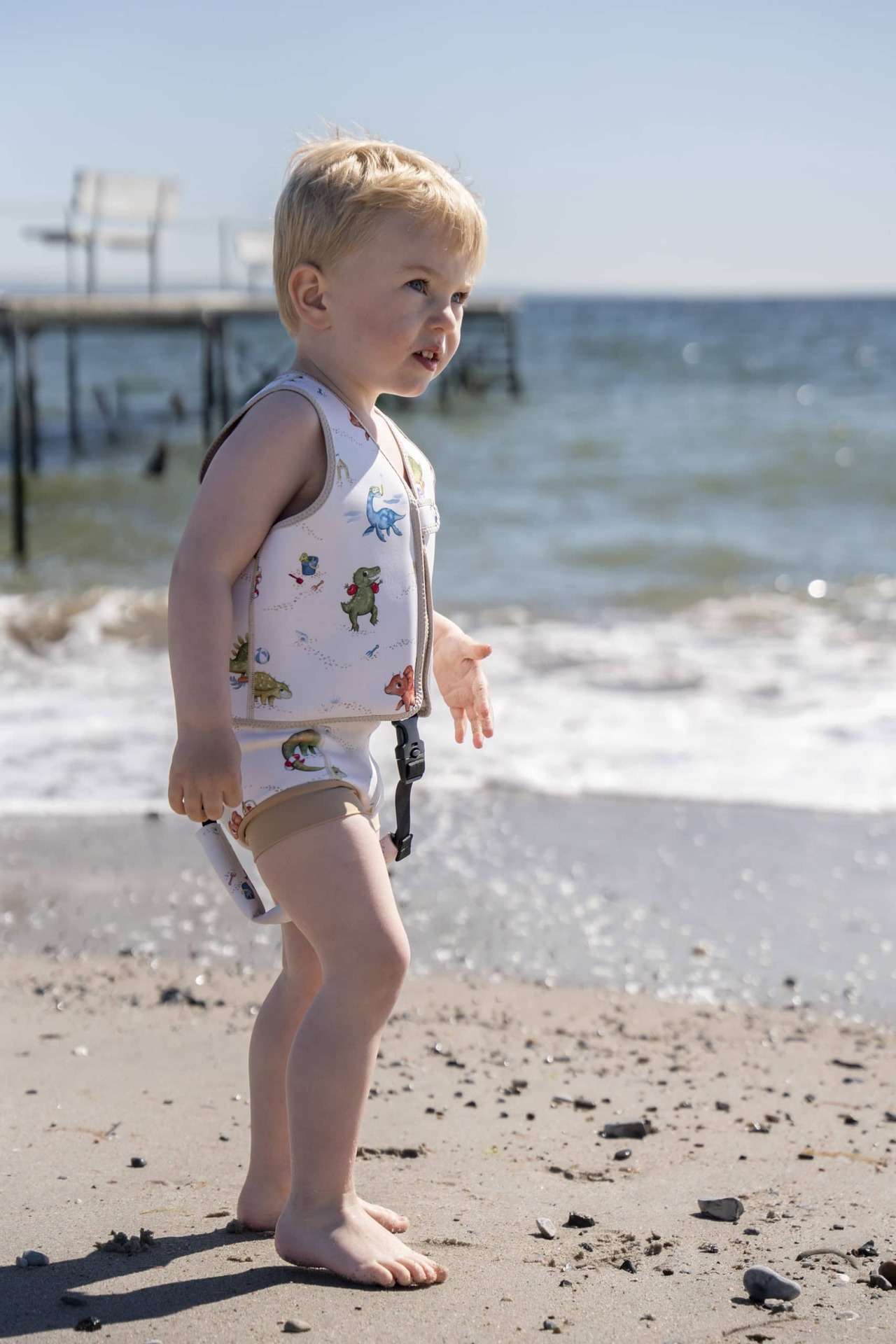 Filibabba Simväst 1–2 år Dino Beach