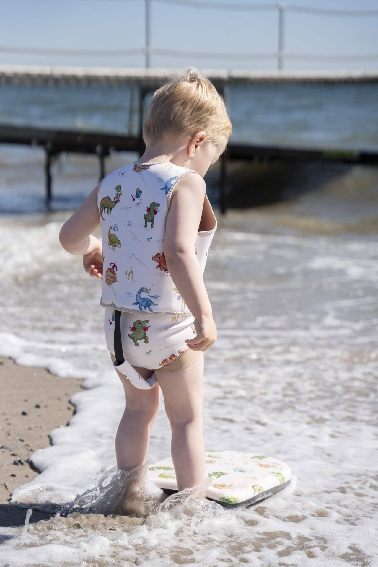 Filibabba Simväst 1–2 år Dino Beach