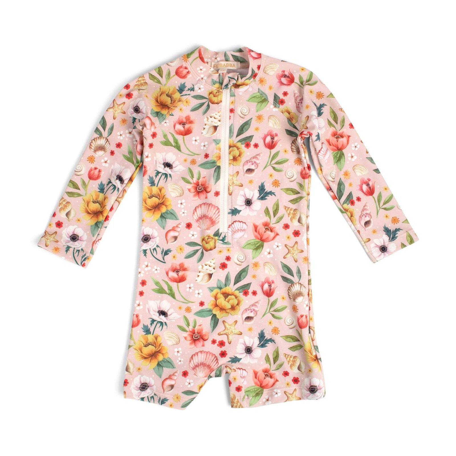 Filibabba Villads UV-dräkt 1–2 år Ocean Blossom