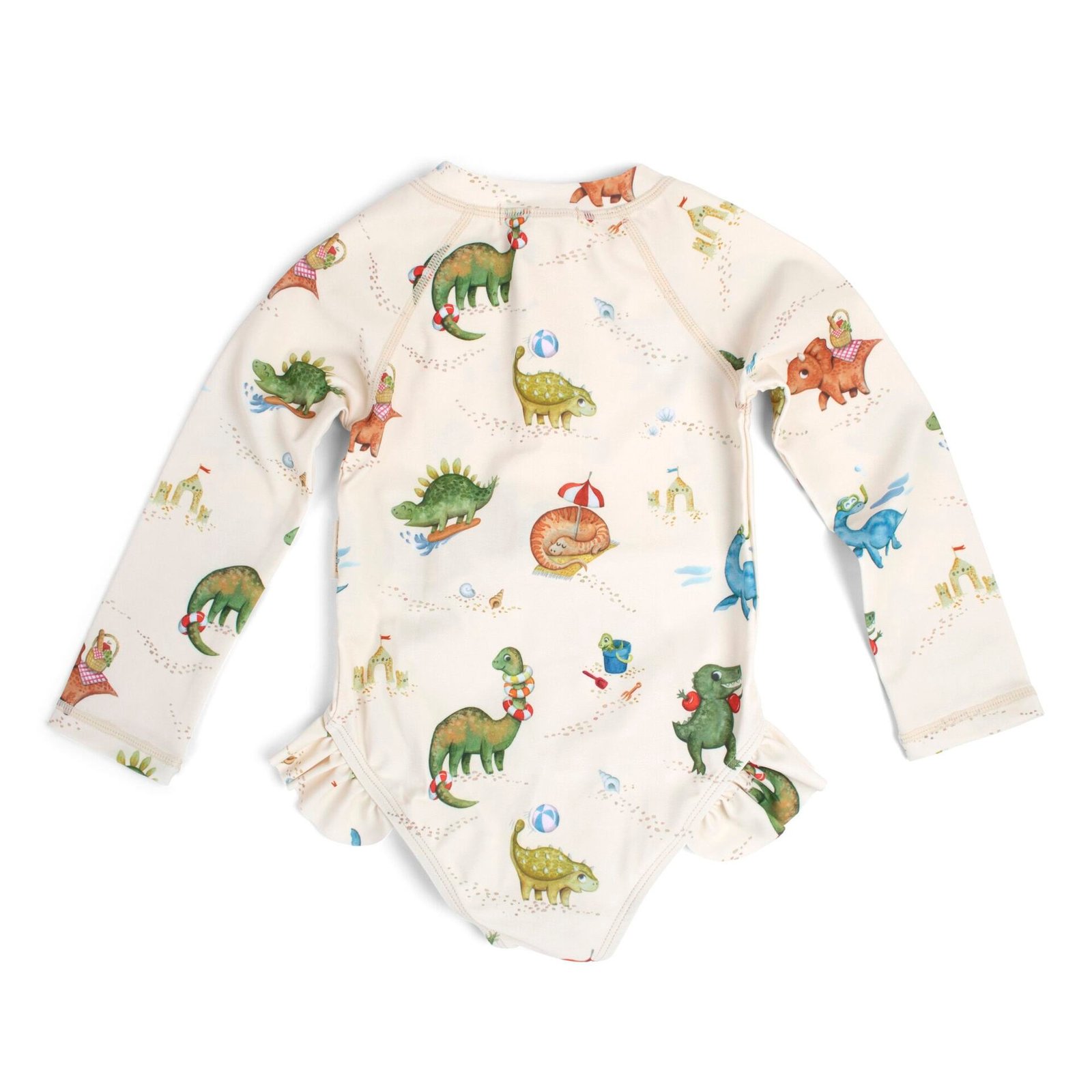 Filibabba Vilje UV-dräkt 1–2 år Dino Beach