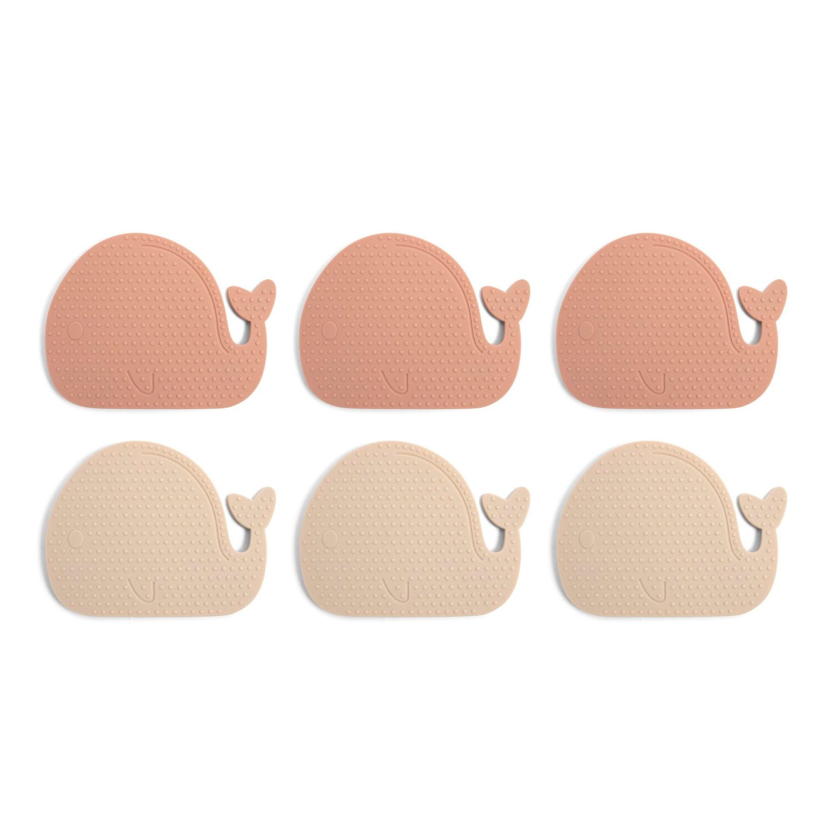 Filibabba Silikon Minibadmattor Valar Rose Mix 6 st