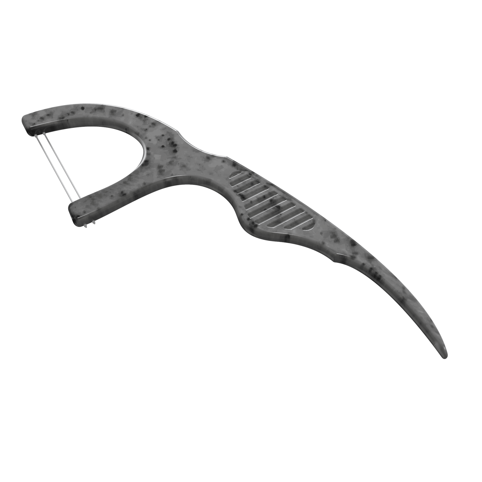 The Humble Co. Floss Picks Original Tandtrådsbyglar Charcoal 50 st