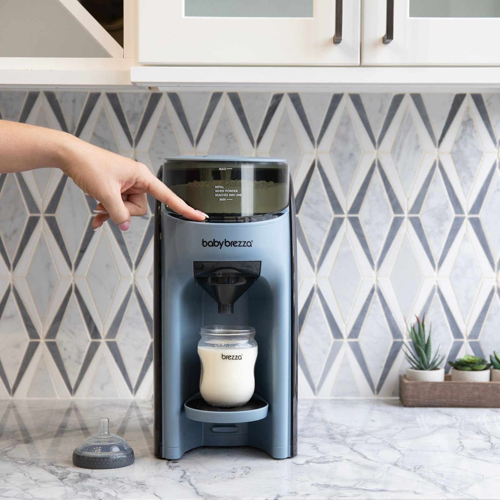 Baby Brezza Formula Pro Advanced Välling & Ersättningsmaskin Slate