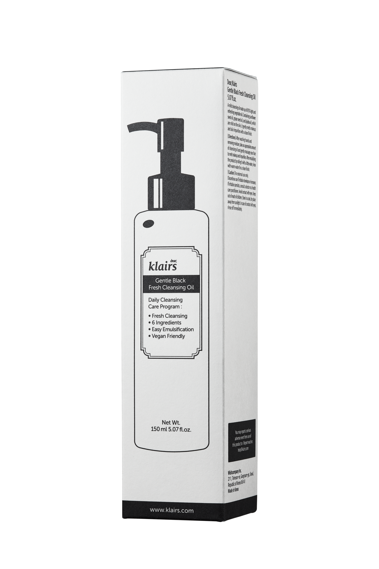Klairs Gentle Black Fresh Cleansing Oil 150 ml