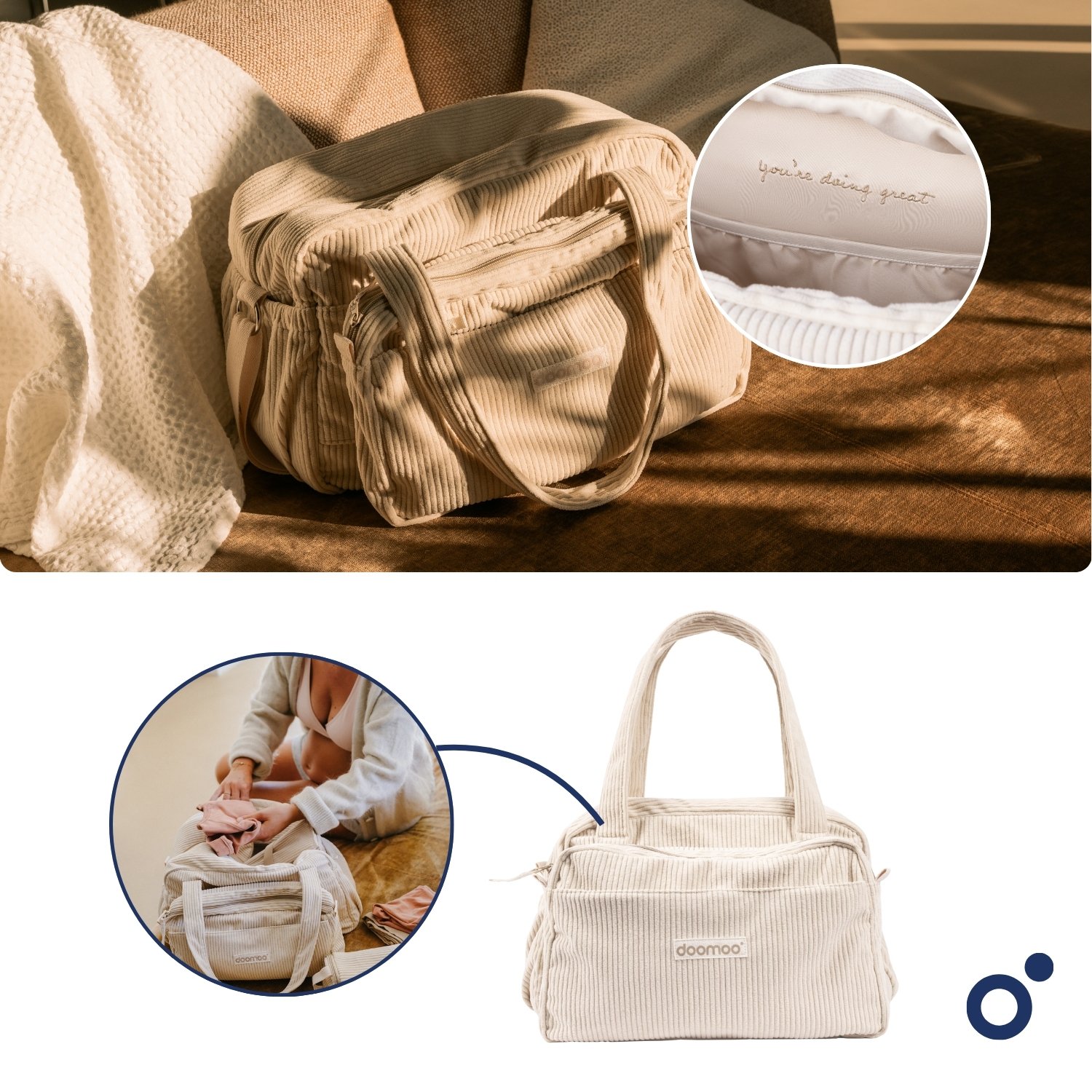 Doomoo Skötväska 8 tillbehör Manchester Sand