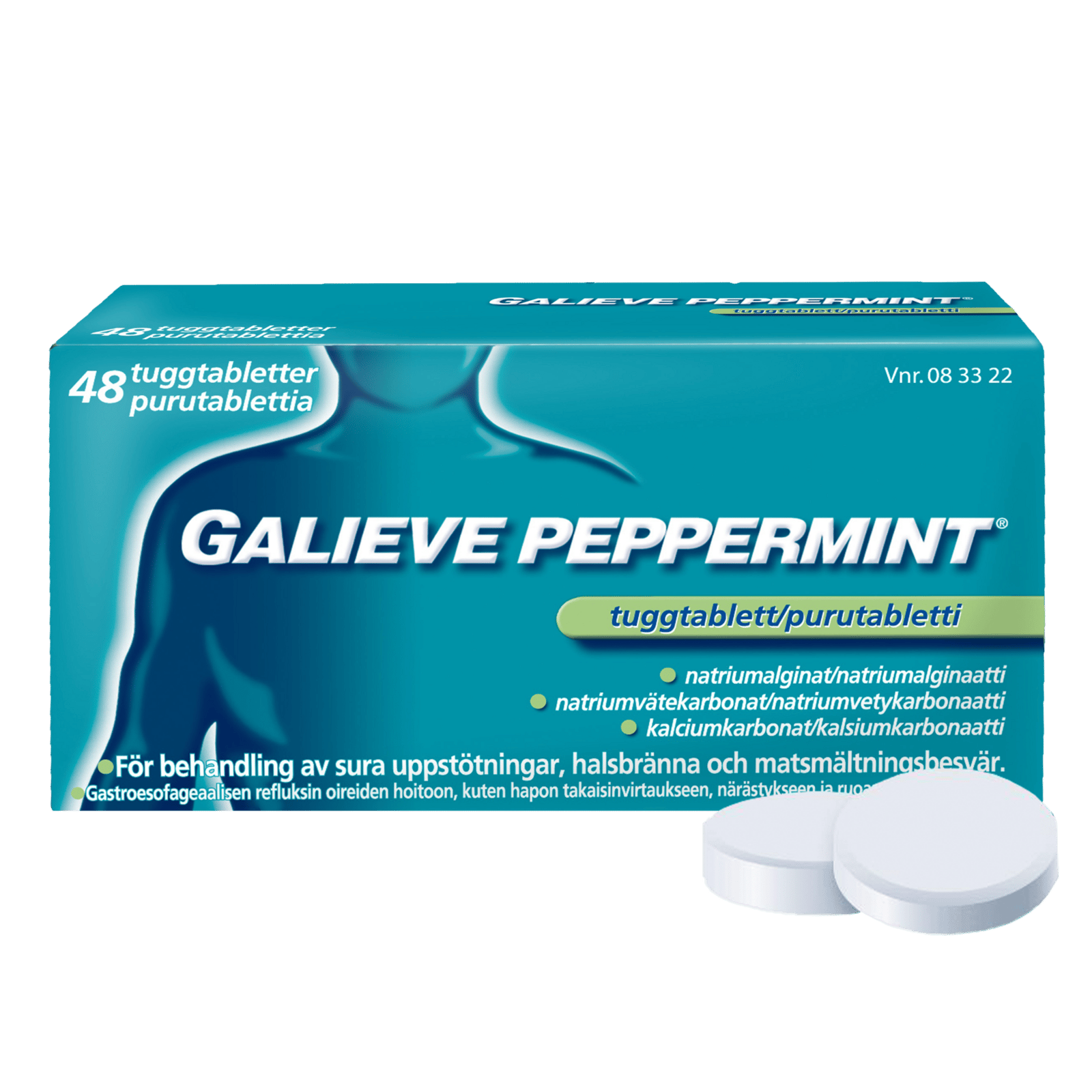 Galieve Pepparmint 48 tuggtabletter