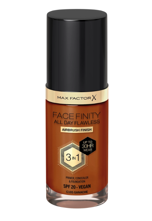 Max Factor Face Finity All Day Flawless 3in1 Foundation 105 Ganache 30 ml