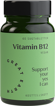 Great Earth B12 500μg 60 sugtabletter