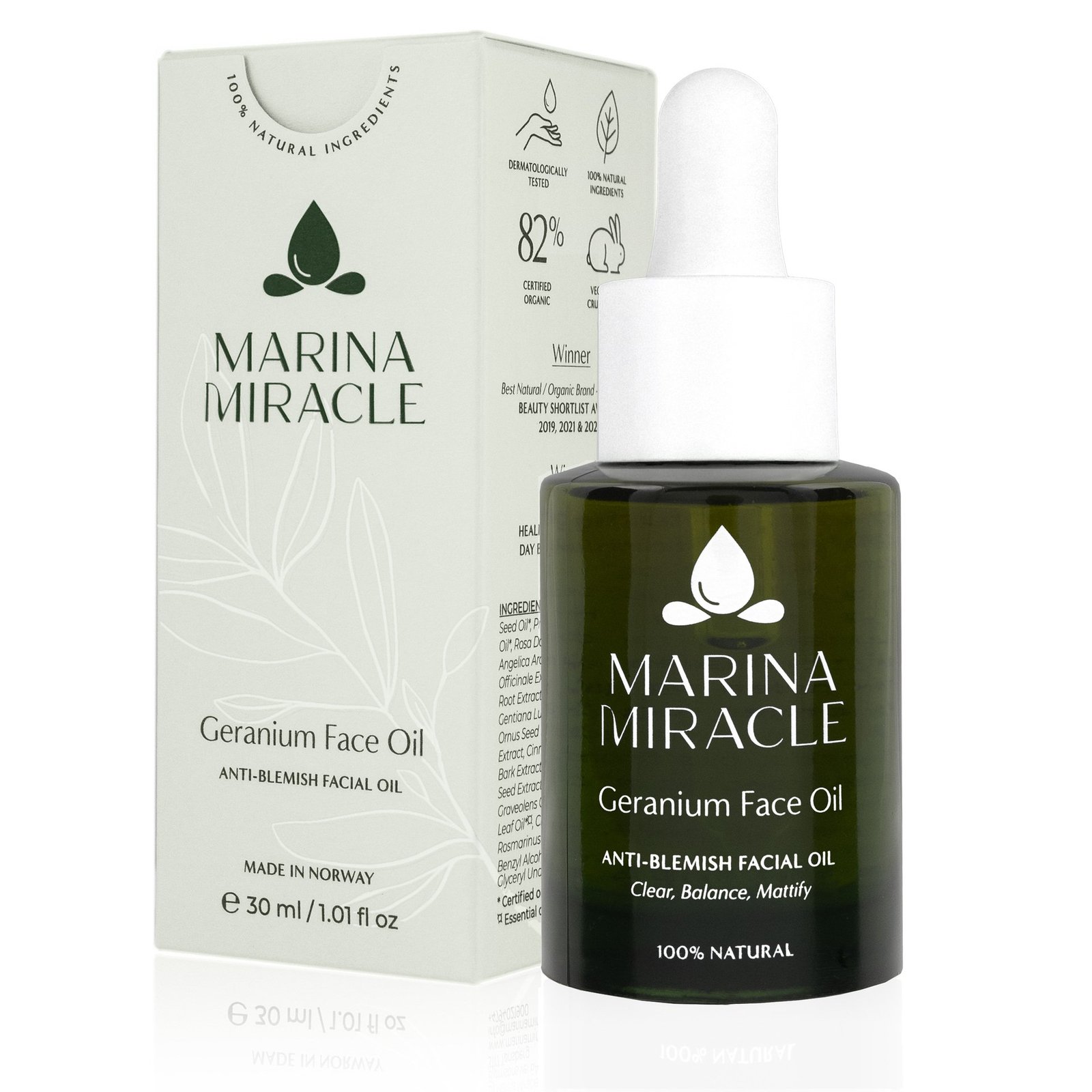 Marina Miracle Geranium Face Oil 30 ml
